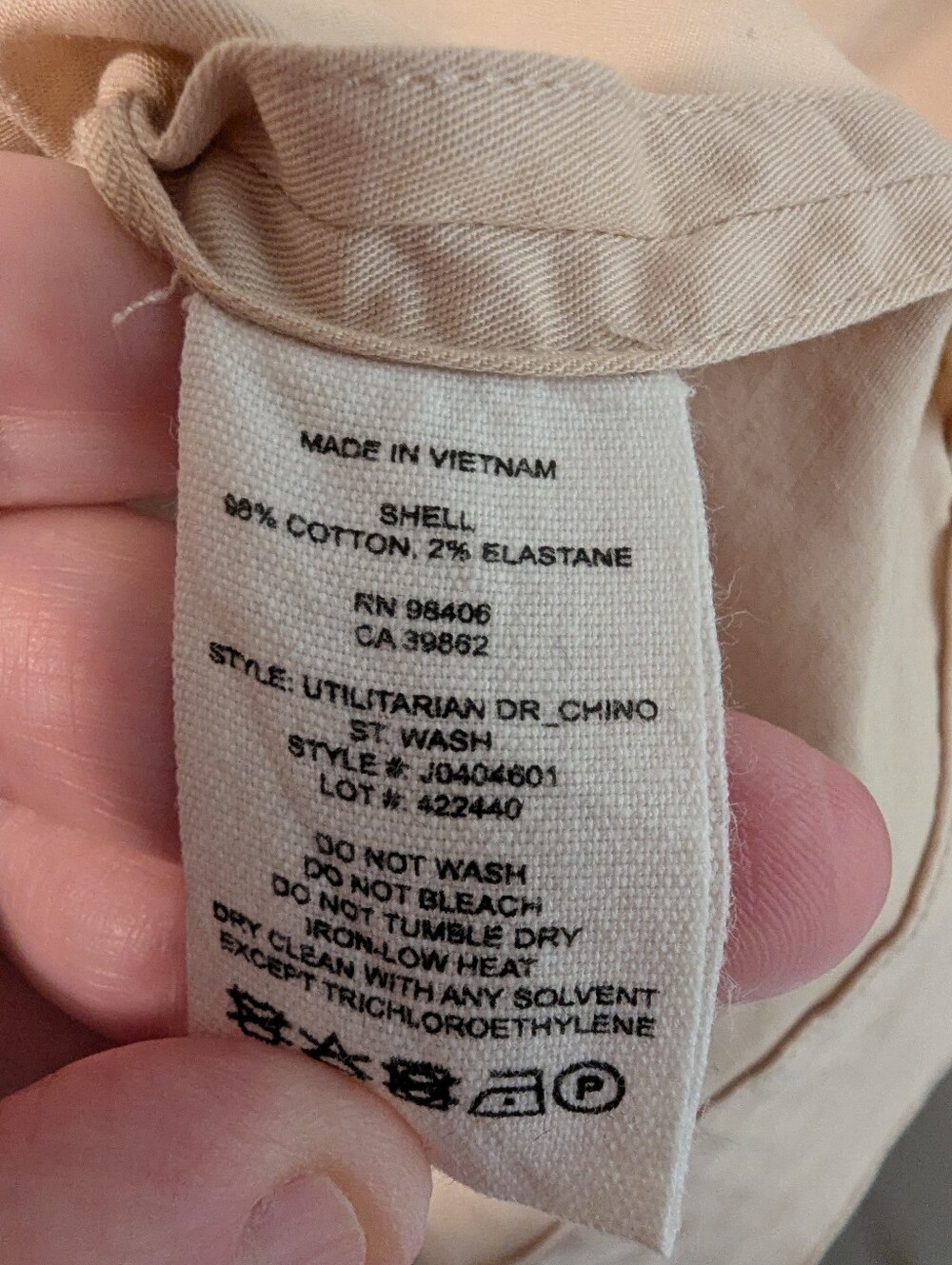 Theory, Beige Sleeveless Utility Sheath Dress,Size 0 - Picture 5 of 5